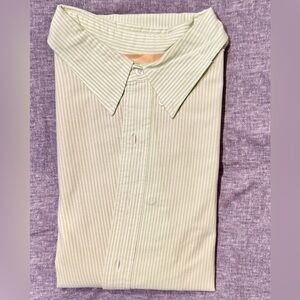 Polo Ralph Lauren Men’s 3XLT Tall Light Green Striped Dress Shirt